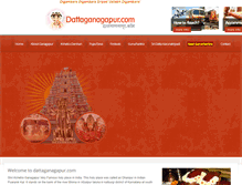 Tablet Screenshot of dattaganagapur.com